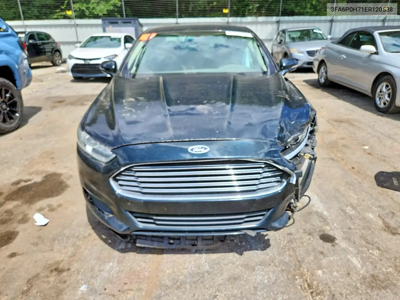 2014 Ford Fusion Se VIN: 3FA6P0H71ER120538 Lot: 61722806