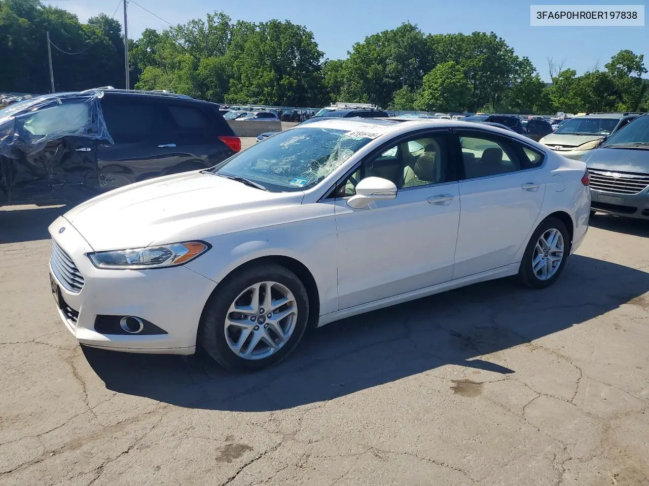 2014 Ford Fusion Se VIN: 3FA6P0HR0ER197838 Lot: 61846446