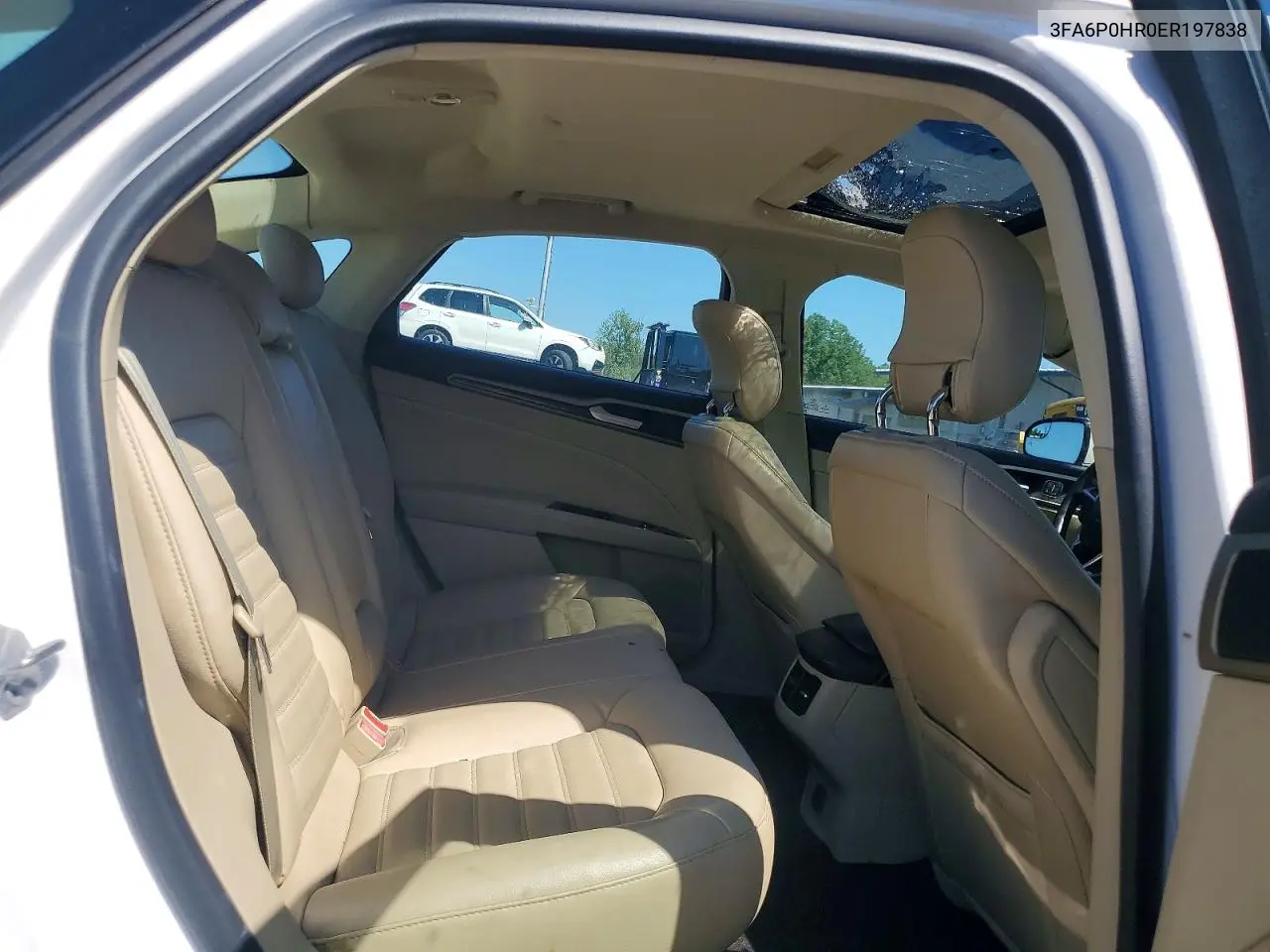 2014 Ford Fusion Se VIN: 3FA6P0HR0ER197838 Lot: 61846446