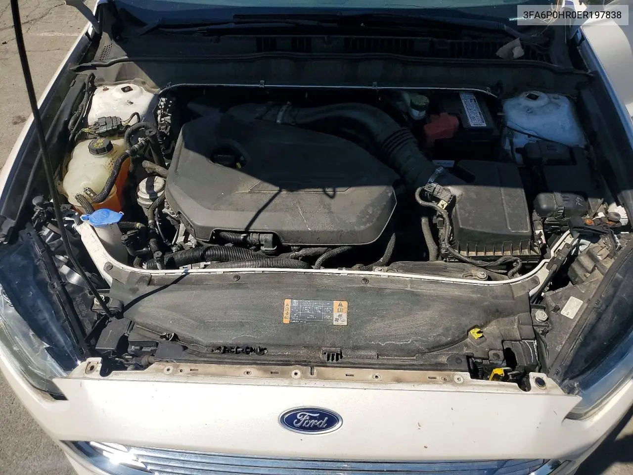 2014 Ford Fusion Se VIN: 3FA6P0HR0ER197838 Lot: 61846446