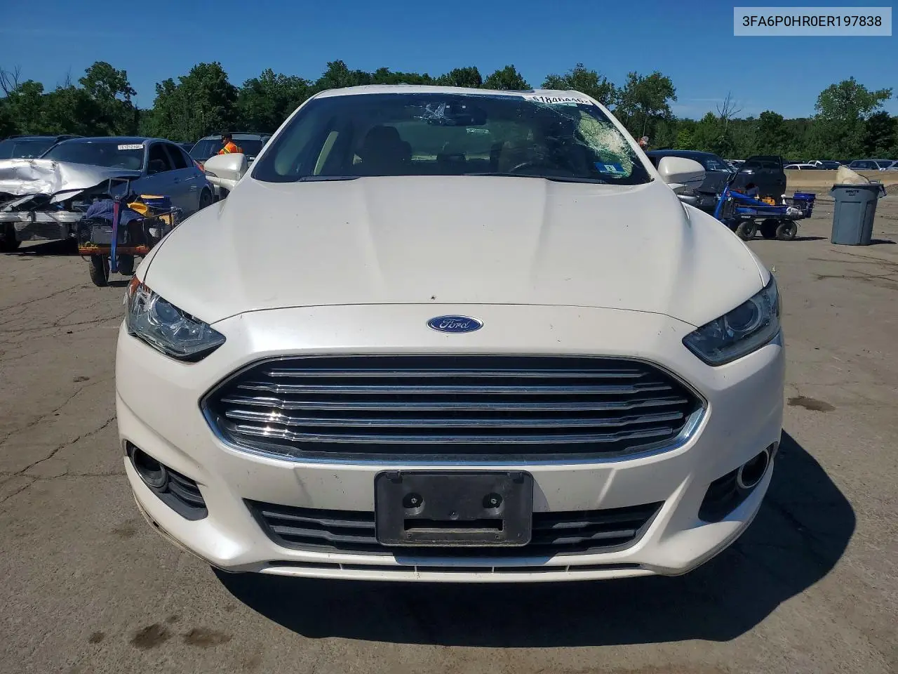 2014 Ford Fusion Se VIN: 3FA6P0HR0ER197838 Lot: 61846446