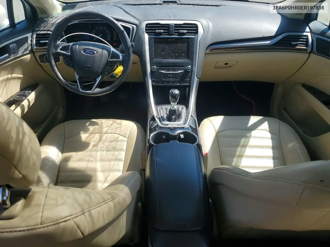2014 Ford Fusion Se VIN: 3FA6P0HR0ER197838 Lot: 61846446