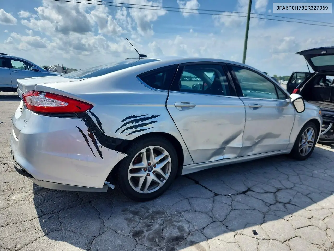 2014 Ford Fusion Se VIN: 3FA6P0H78ER327069 Lot: 62094406