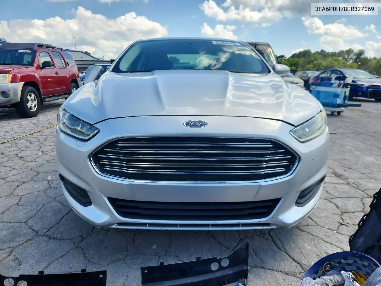 2014 Ford Fusion Se VIN: 3FA6P0H78ER327069 Lot: 62094406