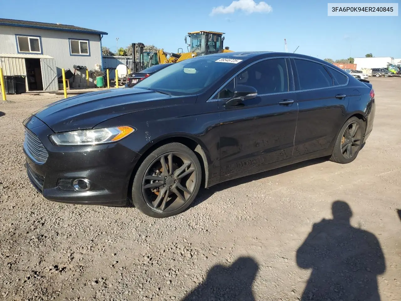 3FA6P0K94ER240845 2014 Ford Fusion Titanium