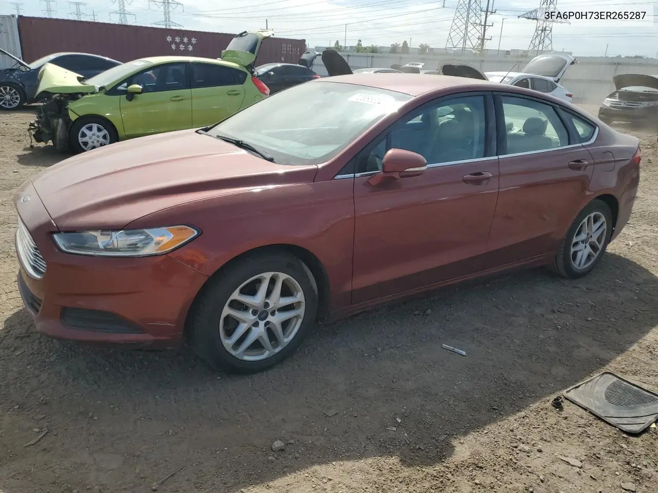 3FA6P0H73ER265287 2014 Ford Fusion Se