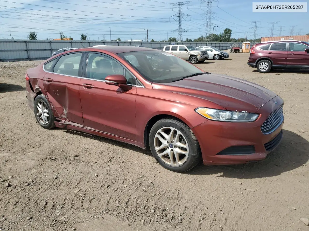 3FA6P0H73ER265287 2014 Ford Fusion Se