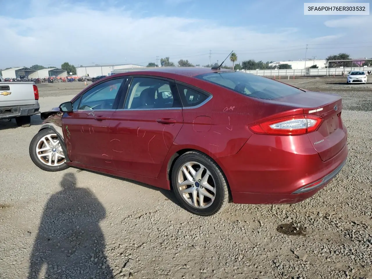 3FA6P0H76ER303532 2014 Ford Fusion Se