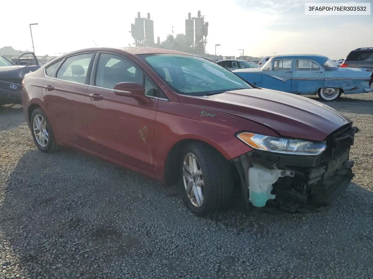 3FA6P0H76ER303532 2014 Ford Fusion Se