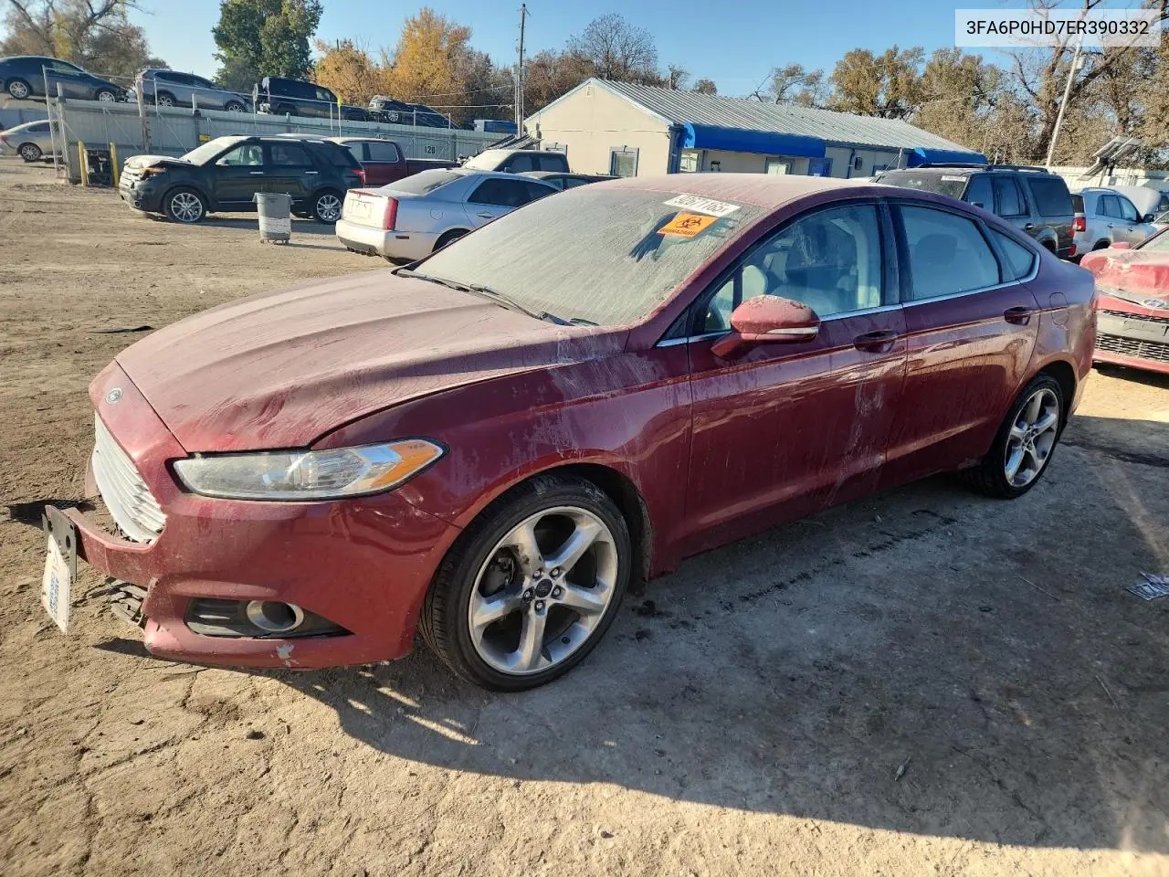 3FA6P0HD7ER390332 2014 Ford Fusion Se