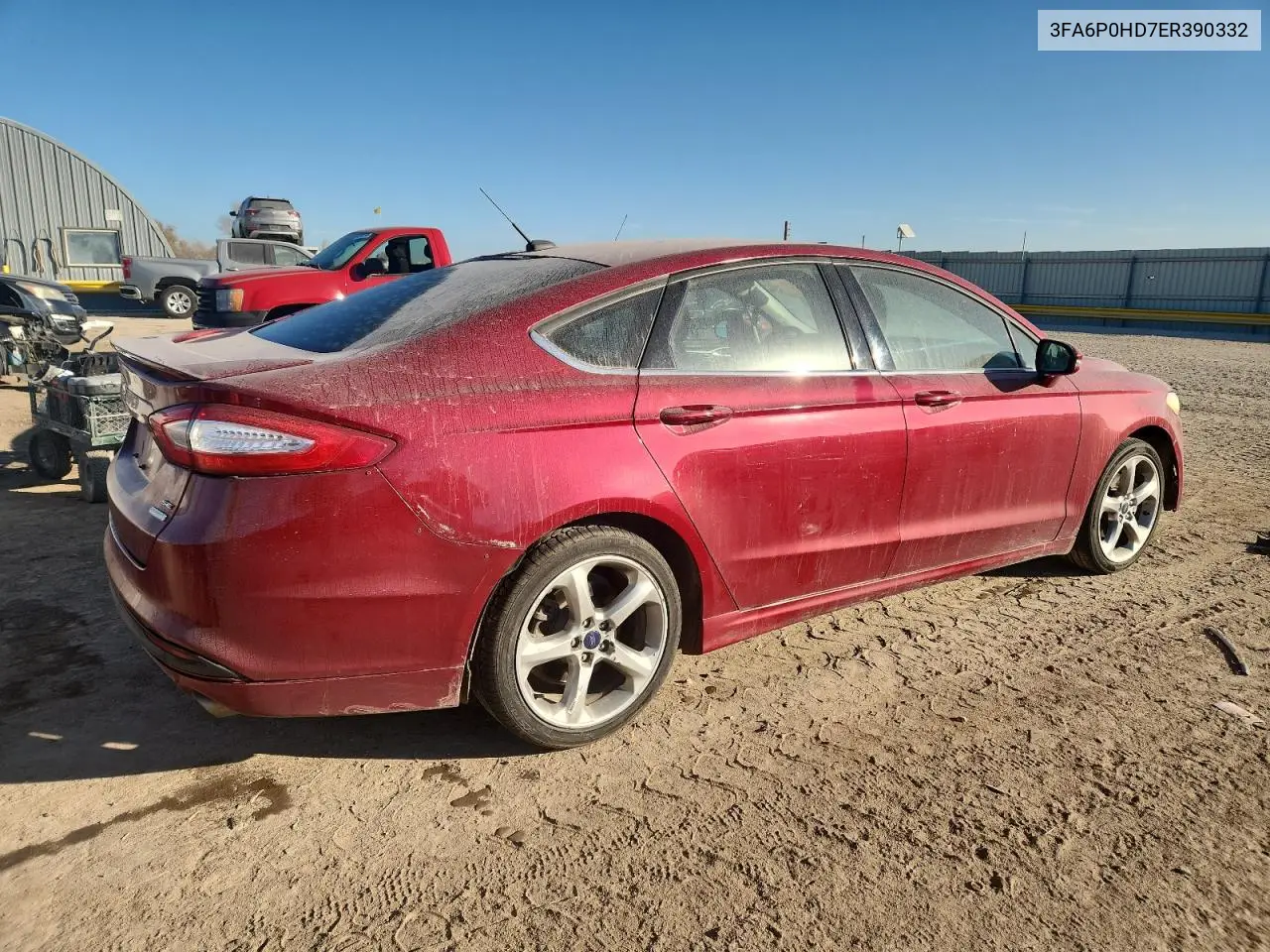 3FA6P0HD7ER390332 2014 Ford Fusion Se