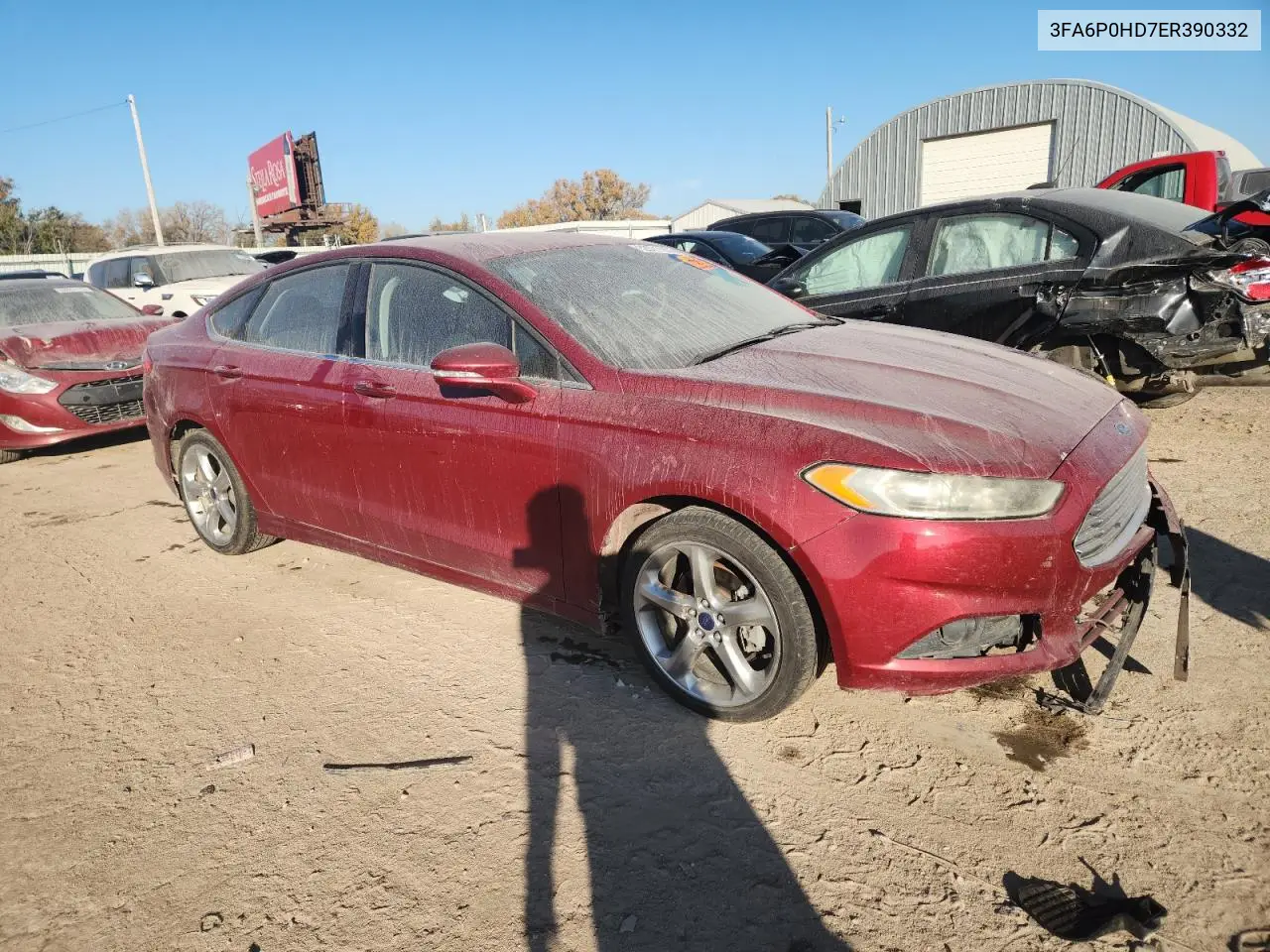 3FA6P0HD7ER390332 2014 Ford Fusion Se