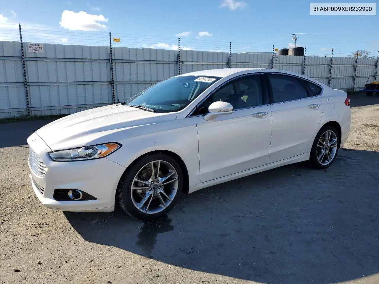 3FA6P0D9XER232990 2014 Ford Fusion Titanium
