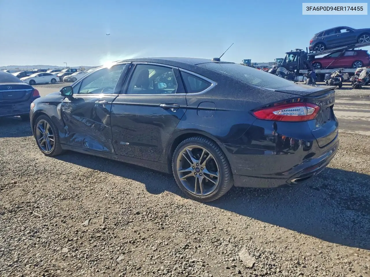 3FA6P0D94ER174455 2014 Ford Fusion Titanium