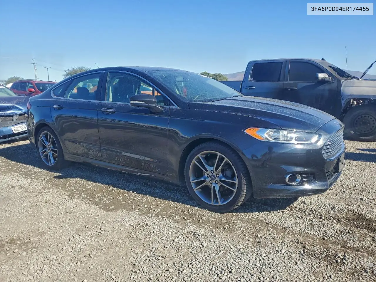 3FA6P0D94ER174455 2014 Ford Fusion Titanium
