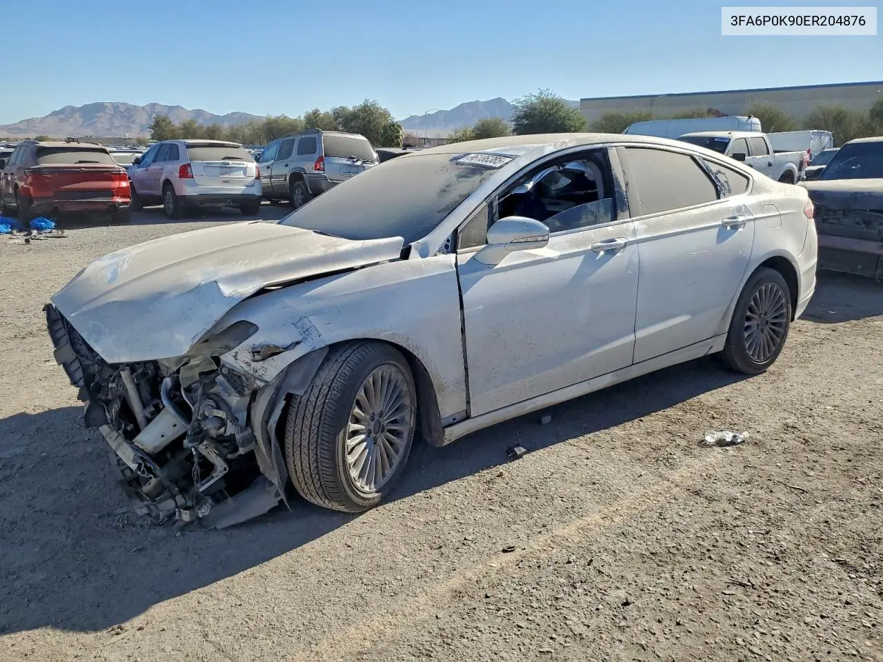 3FA6P0K90ER204876 2014 Ford Fusion Titanium