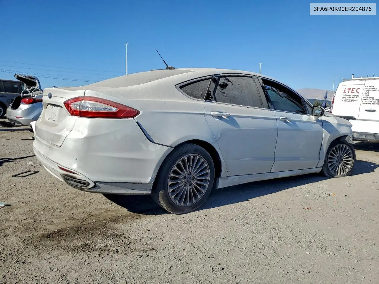 3FA6P0K90ER204876 2014 Ford Fusion Titanium