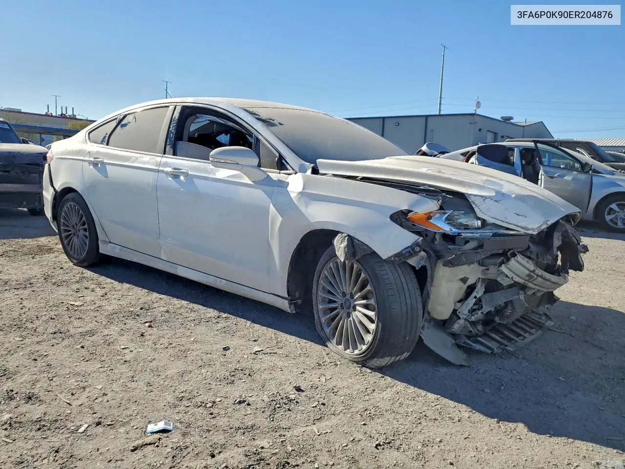 3FA6P0K90ER204876 2014 Ford Fusion Titanium