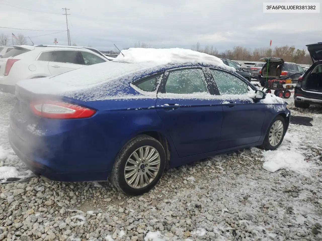 3FA6P0LU0ER381382 2014 Ford Fusion Se Hybrid