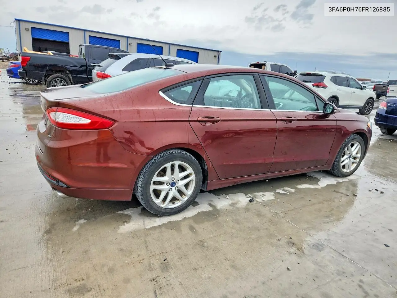 2015 Ford Fusion Se VIN: 3FA6P0H76FR126885 Lot: 57970256
