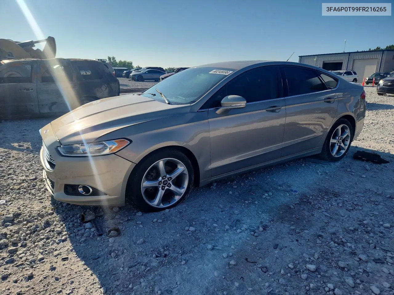 2015 Ford Fusion Se VIN: 3FA6P0T99FR216265 Lot: 60245696