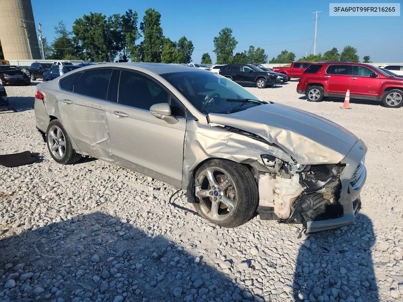 2015 Ford Fusion Se VIN: 3FA6P0T99FR216265 Lot: 60245696