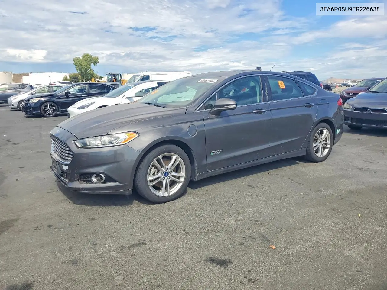 2015 Ford Fusion Titanium Phev VIN: 3FA6P0SU9FR226638 Lot: 60868946