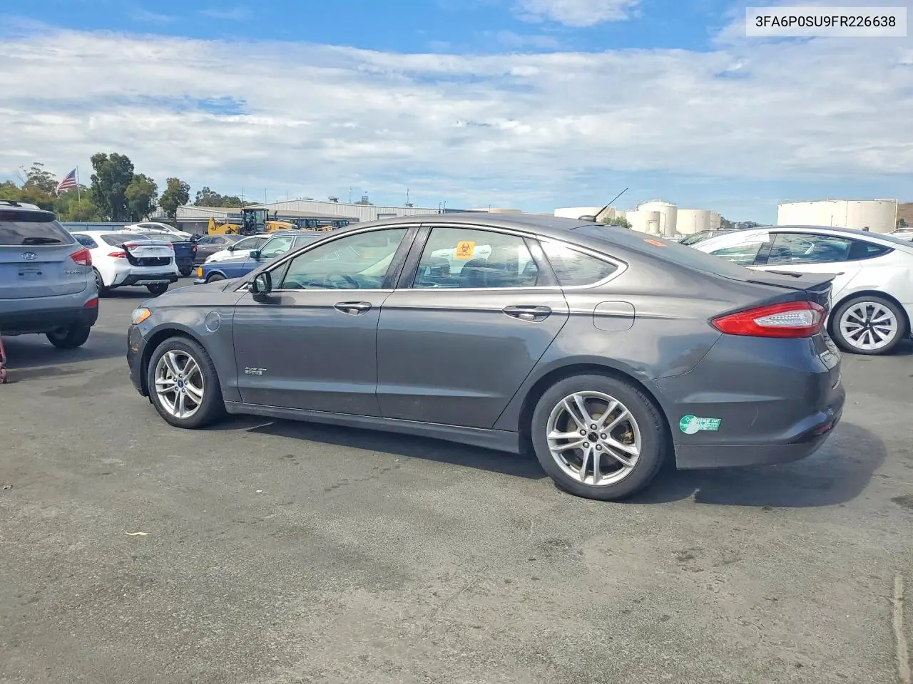 2015 Ford Fusion Titanium Phev VIN: 3FA6P0SU9FR226638 Lot: 60868946
