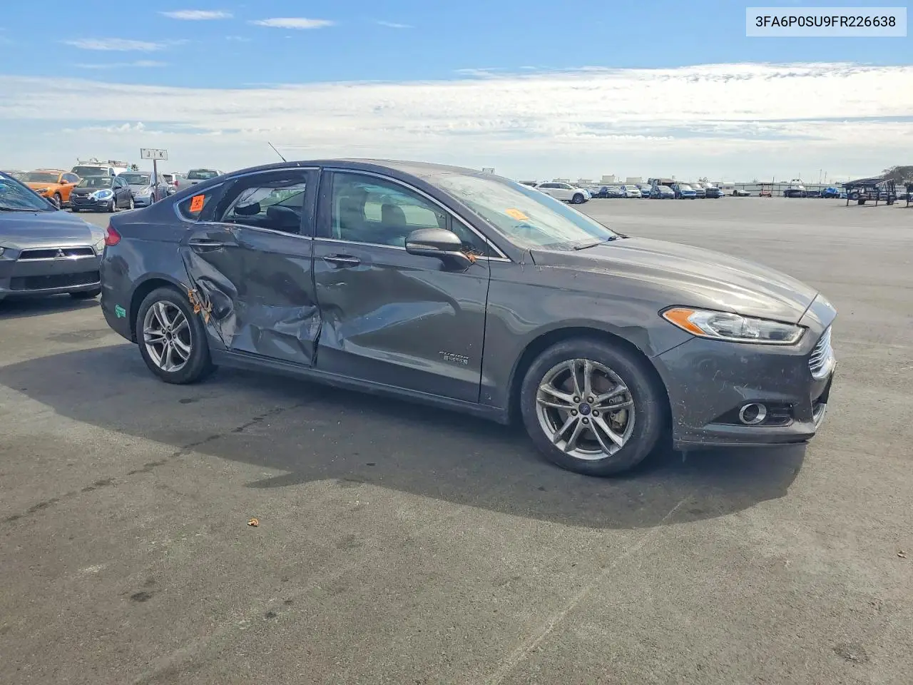 2015 Ford Fusion Titanium Phev VIN: 3FA6P0SU9FR226638 Lot: 60868946