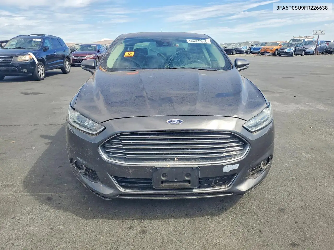 2015 Ford Fusion Titanium Phev VIN: 3FA6P0SU9FR226638 Lot: 60868946