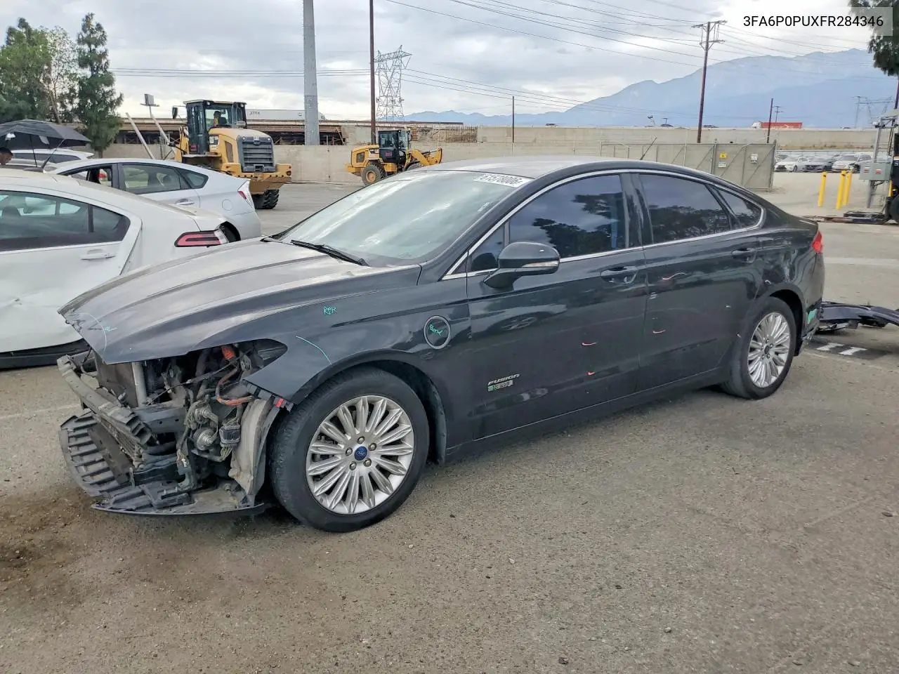 2015 Ford Fusion Se Phev VIN: 3FA6P0PUXFR284346 Lot: 61578006