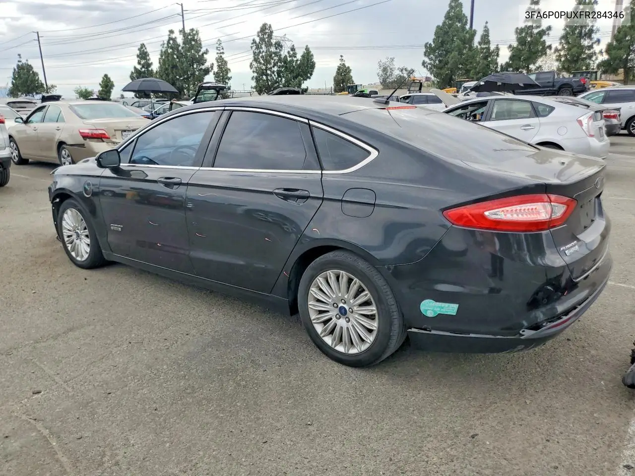 2015 Ford Fusion Se Phev VIN: 3FA6P0PUXFR284346 Lot: 61578006