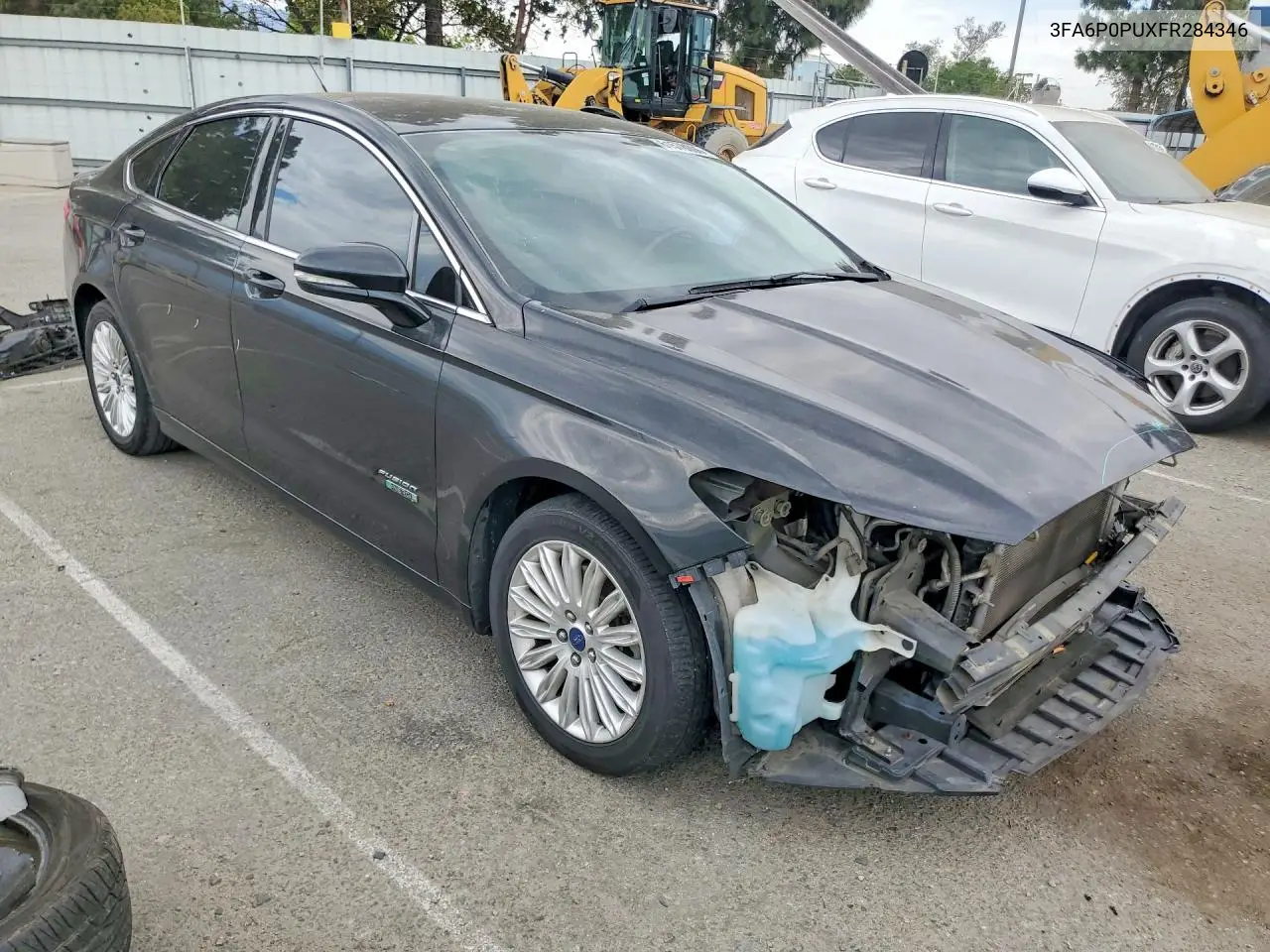 2015 Ford Fusion Se Phev VIN: 3FA6P0PUXFR284346 Lot: 61578006