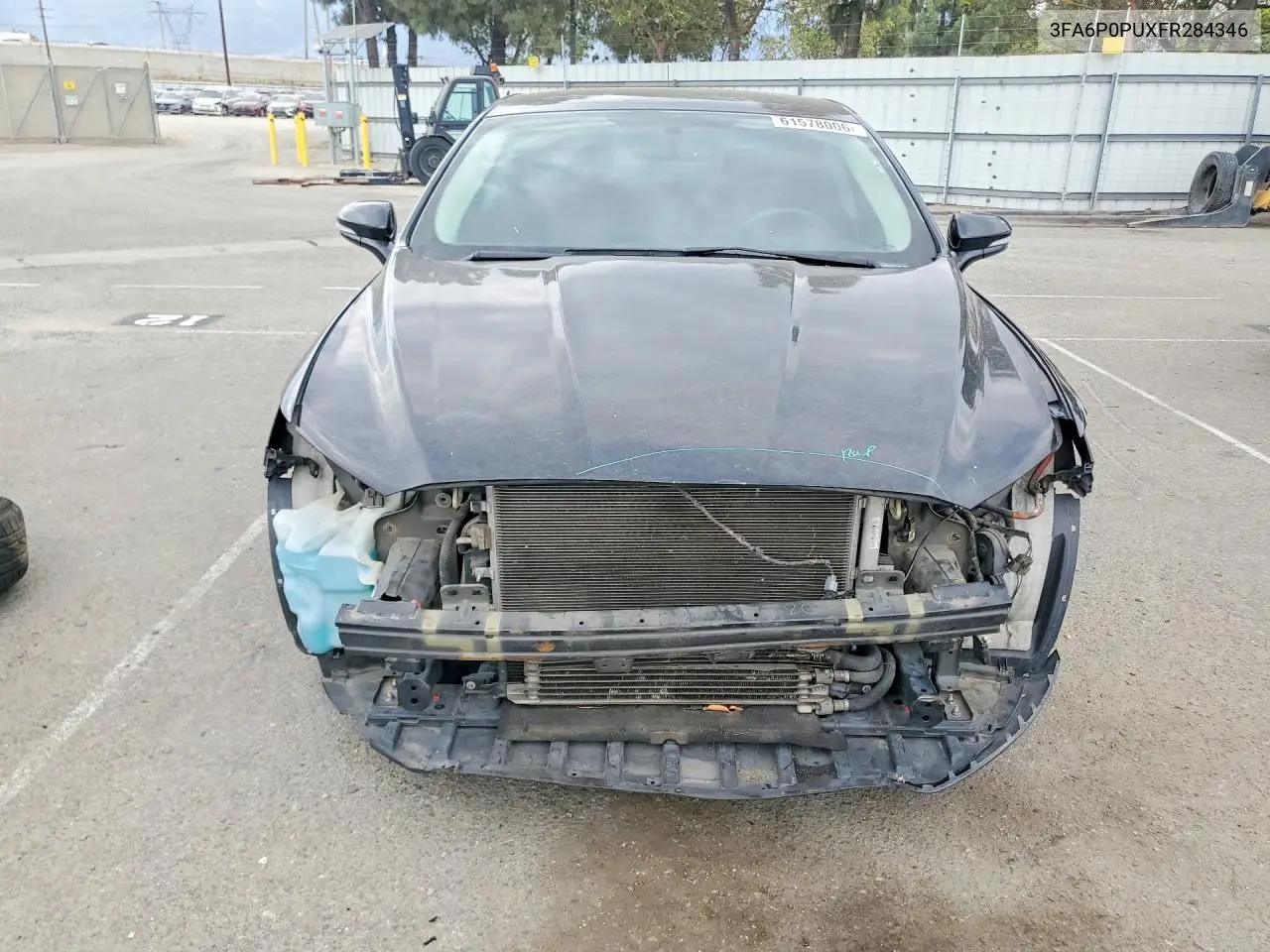2015 Ford Fusion Se Phev VIN: 3FA6P0PUXFR284346 Lot: 61578006