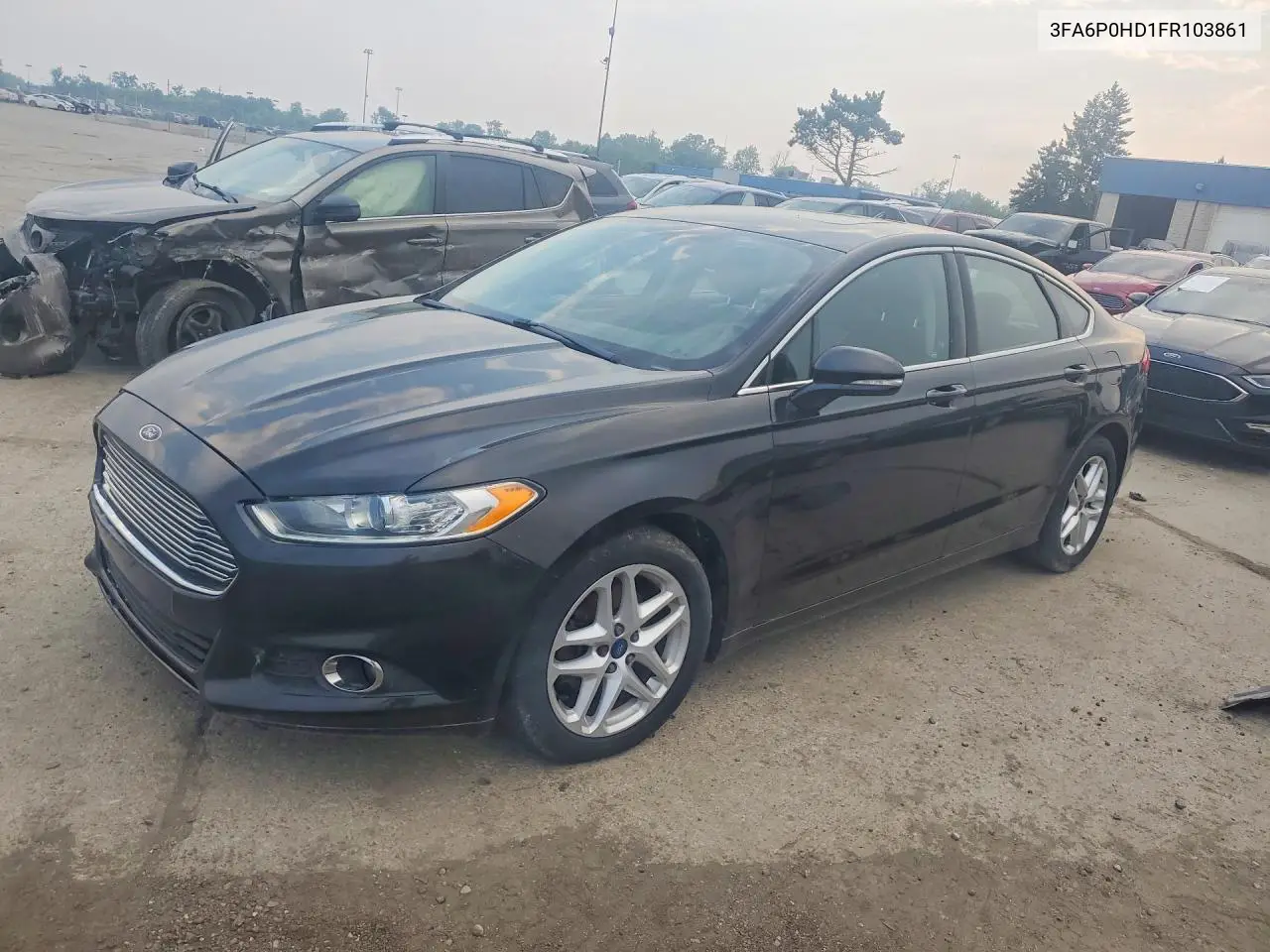 2015 Ford Fusion Se VIN: 3FA6P0HD1FR103861 Lot: 61738126