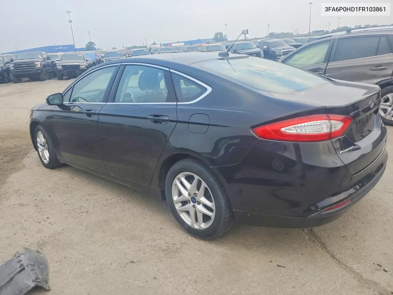 2015 Ford Fusion Se VIN: 3FA6P0HD1FR103861 Lot: 61738126