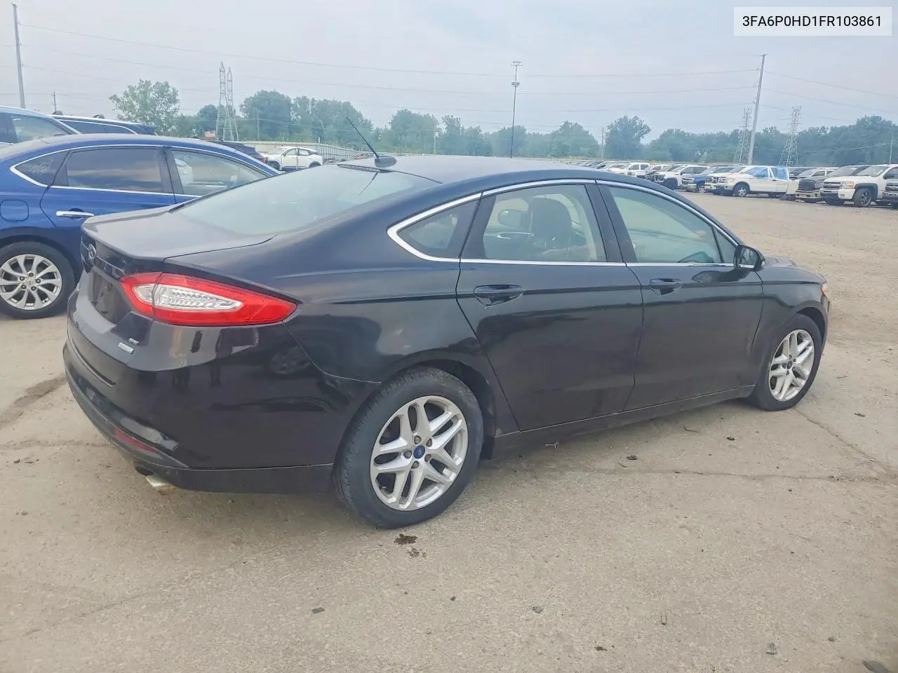 2015 Ford Fusion Se VIN: 3FA6P0HD1FR103861 Lot: 61738126