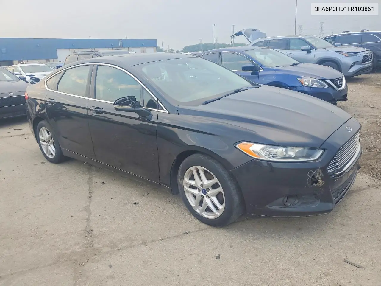 2015 Ford Fusion Se VIN: 3FA6P0HD1FR103861 Lot: 61738126