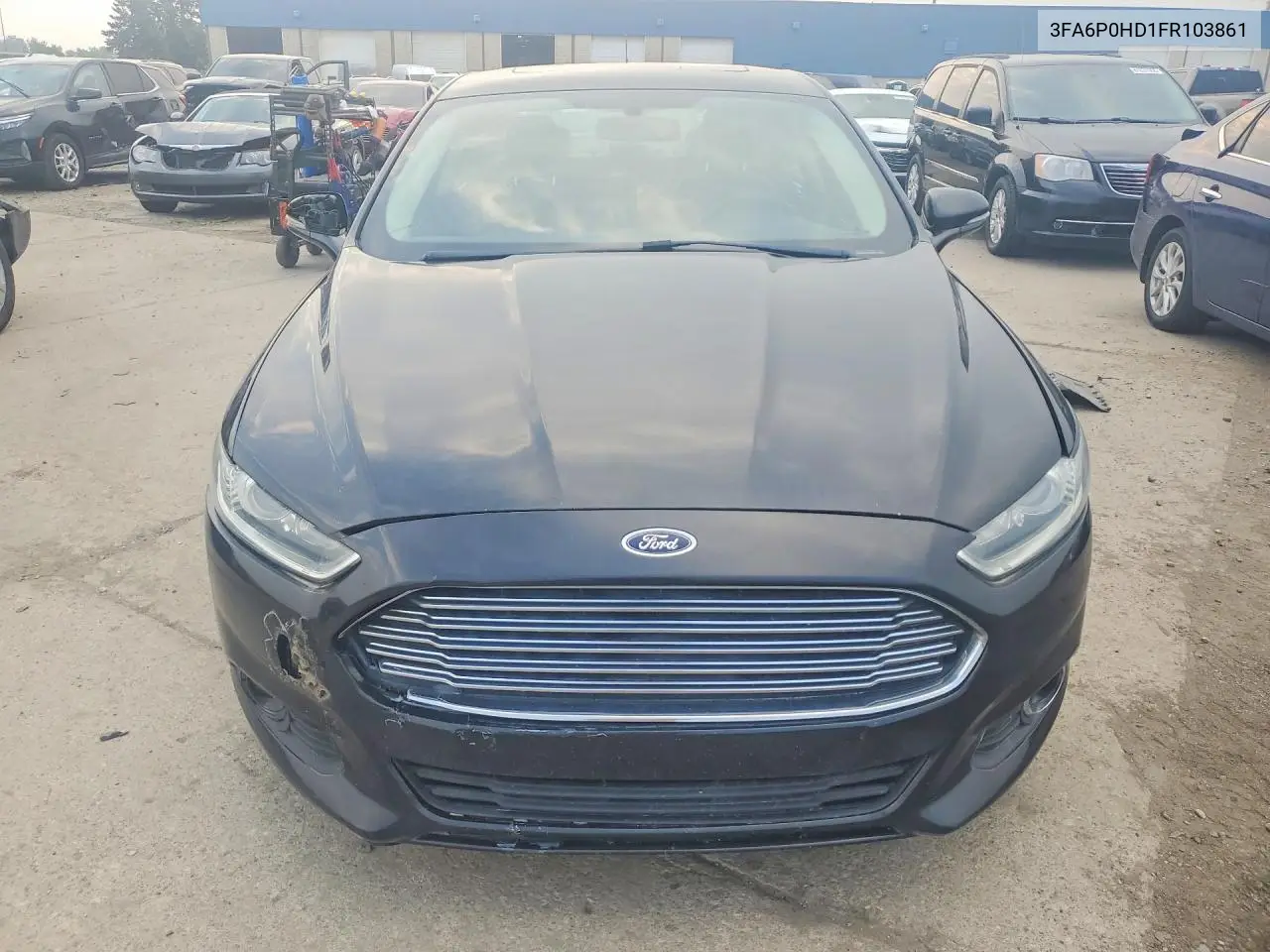 2015 Ford Fusion Se VIN: 3FA6P0HD1FR103861 Lot: 61738126