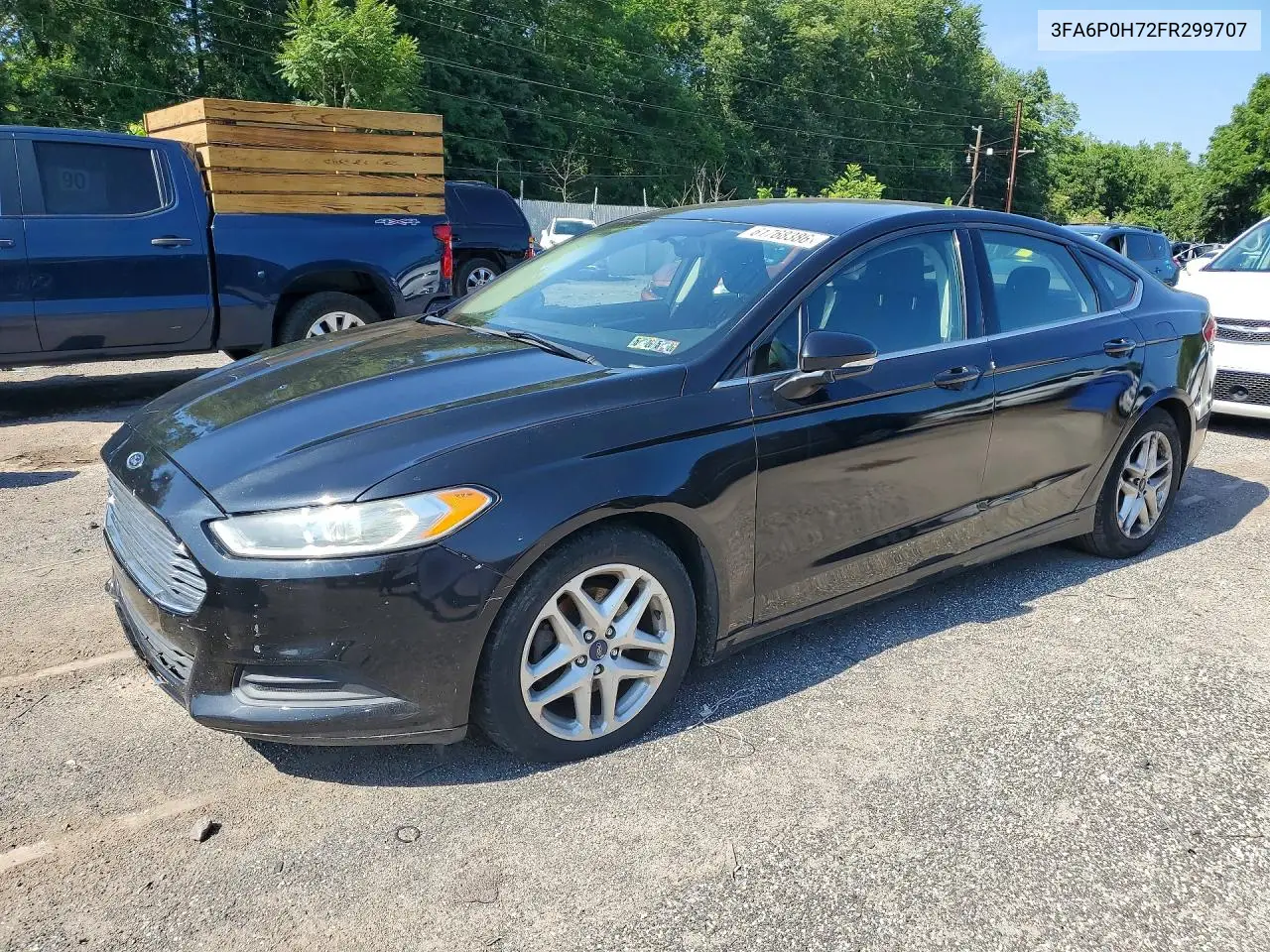 2015 Ford Fusion Se VIN: 3FA6P0H72FR299707 Lot: 61768386