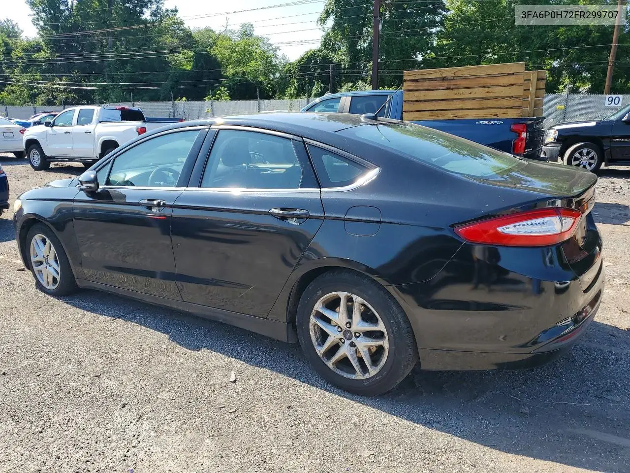 2015 Ford Fusion Se VIN: 3FA6P0H72FR299707 Lot: 61768386