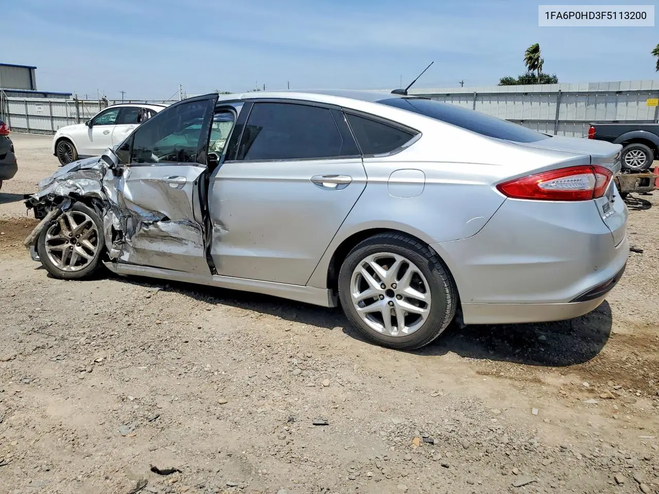 2015 Ford Fusion Se VIN: 1FA6P0HD3F5113200 Lot: 61770476
