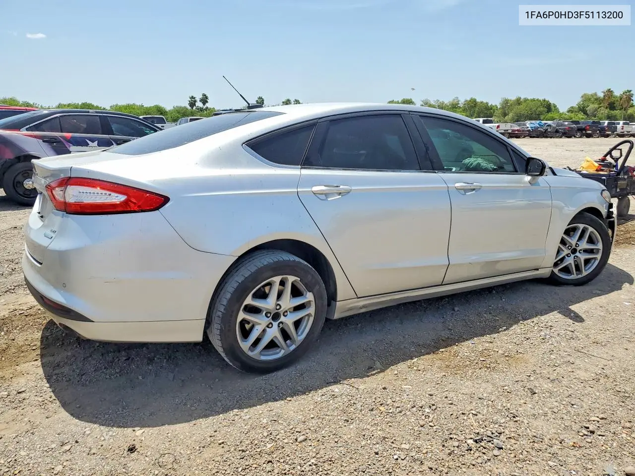 2015 Ford Fusion Se VIN: 1FA6P0HD3F5113200 Lot: 61770476