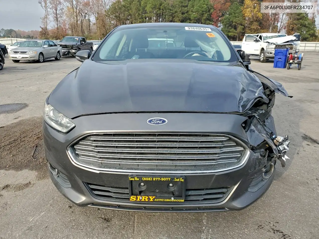 3FA6P0LU0FR234707 2015 Ford Fusion Se Hybrid