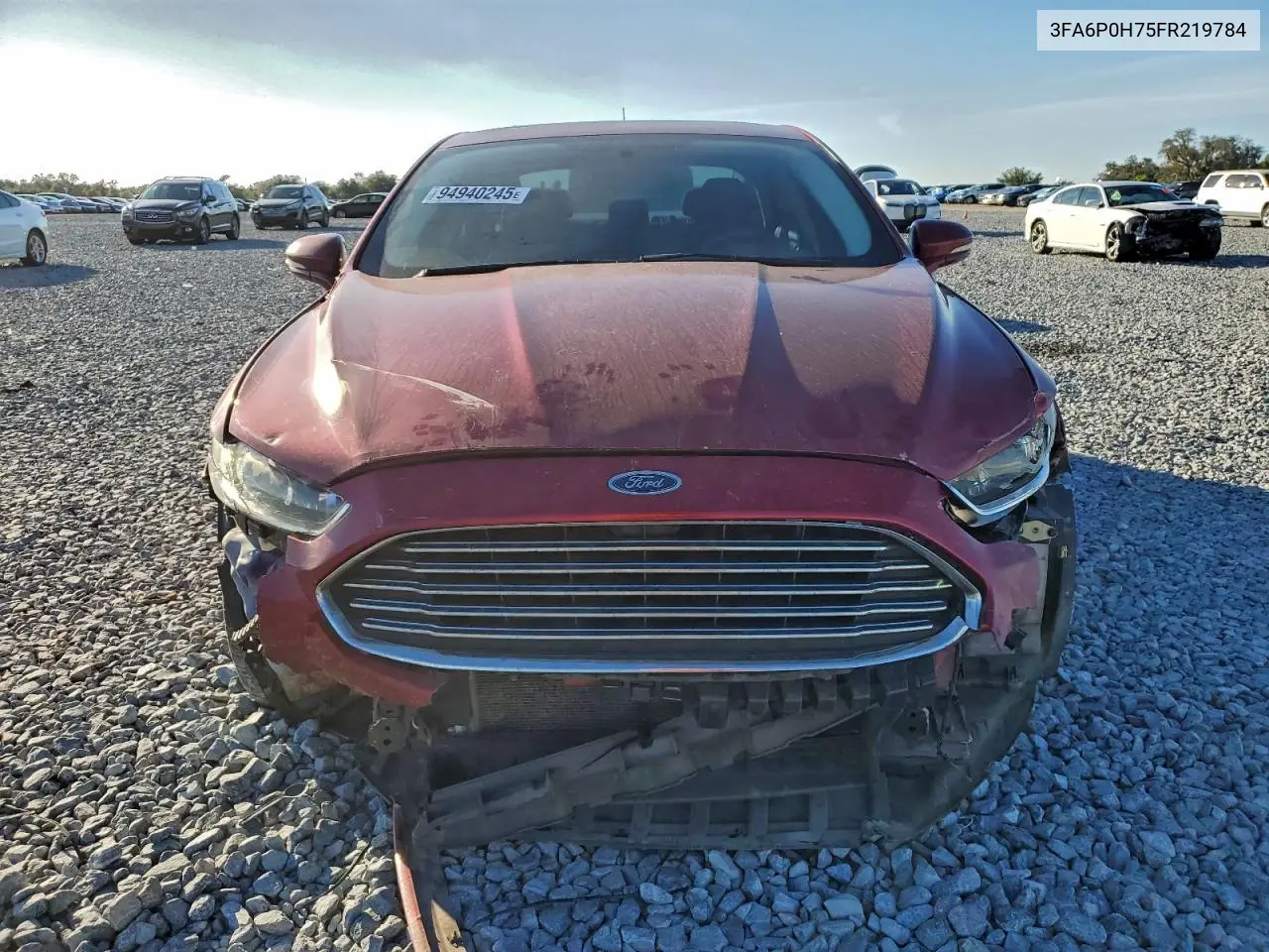 3FA6P0H75FR219784 2015 Ford Fusion
