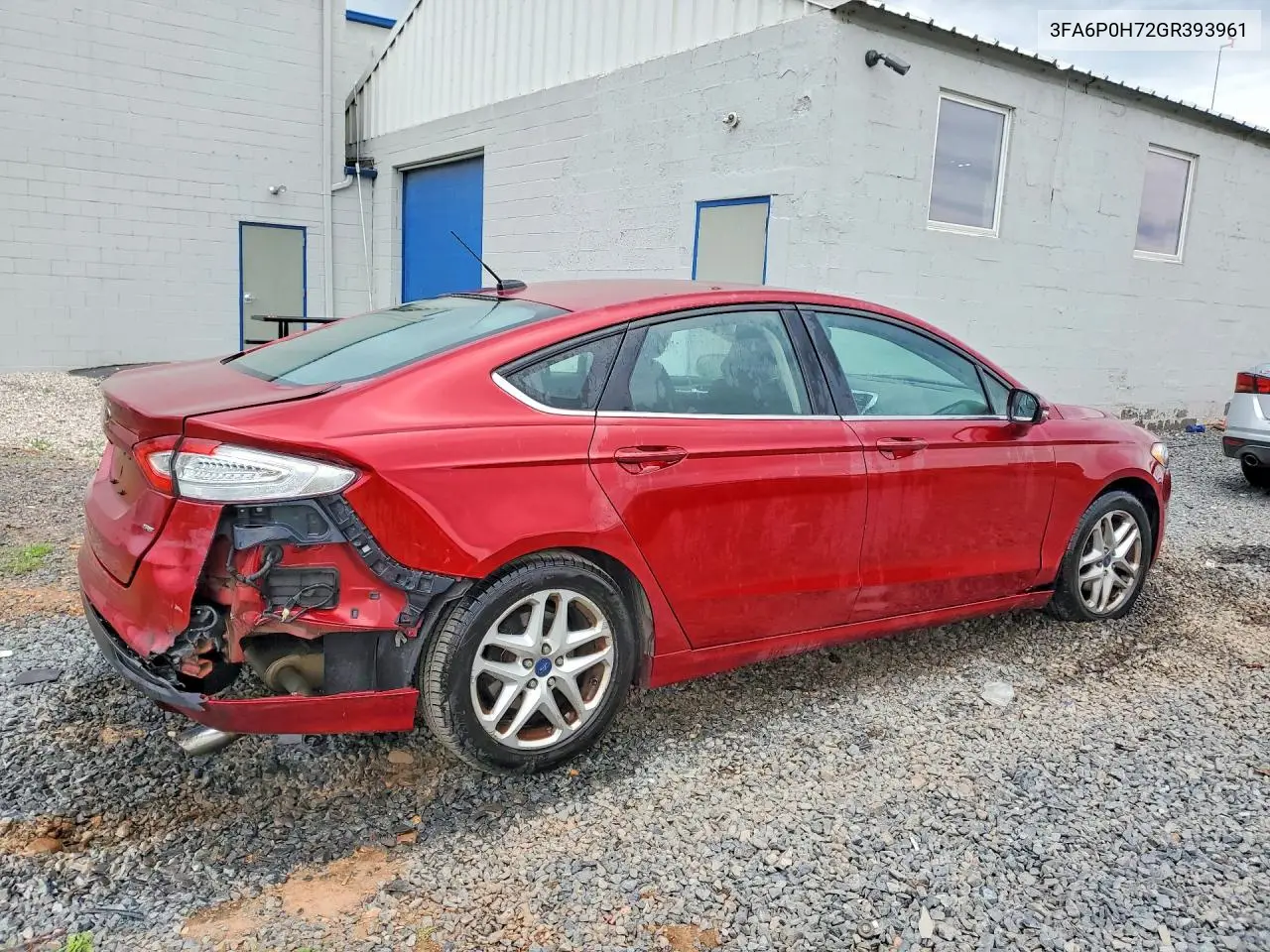 2016 Ford Fusion Se VIN: 3FA6P0H72GR393961 Lot: 53438996