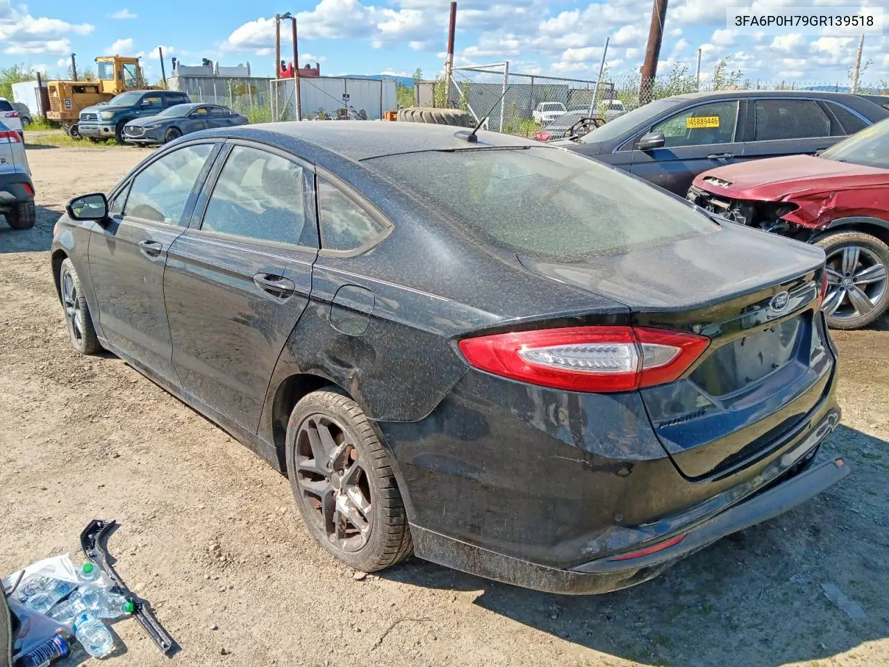 2016 Ford Fusion VIN: 3FA6P0H79GR139518 Lot: 54504266