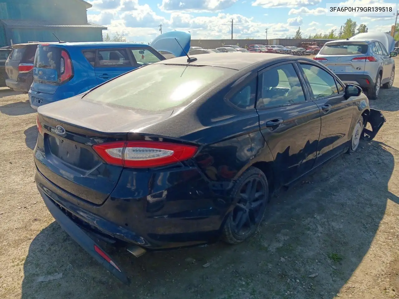 2016 Ford Fusion VIN: 3FA6P0H79GR139518 Lot: 54504266