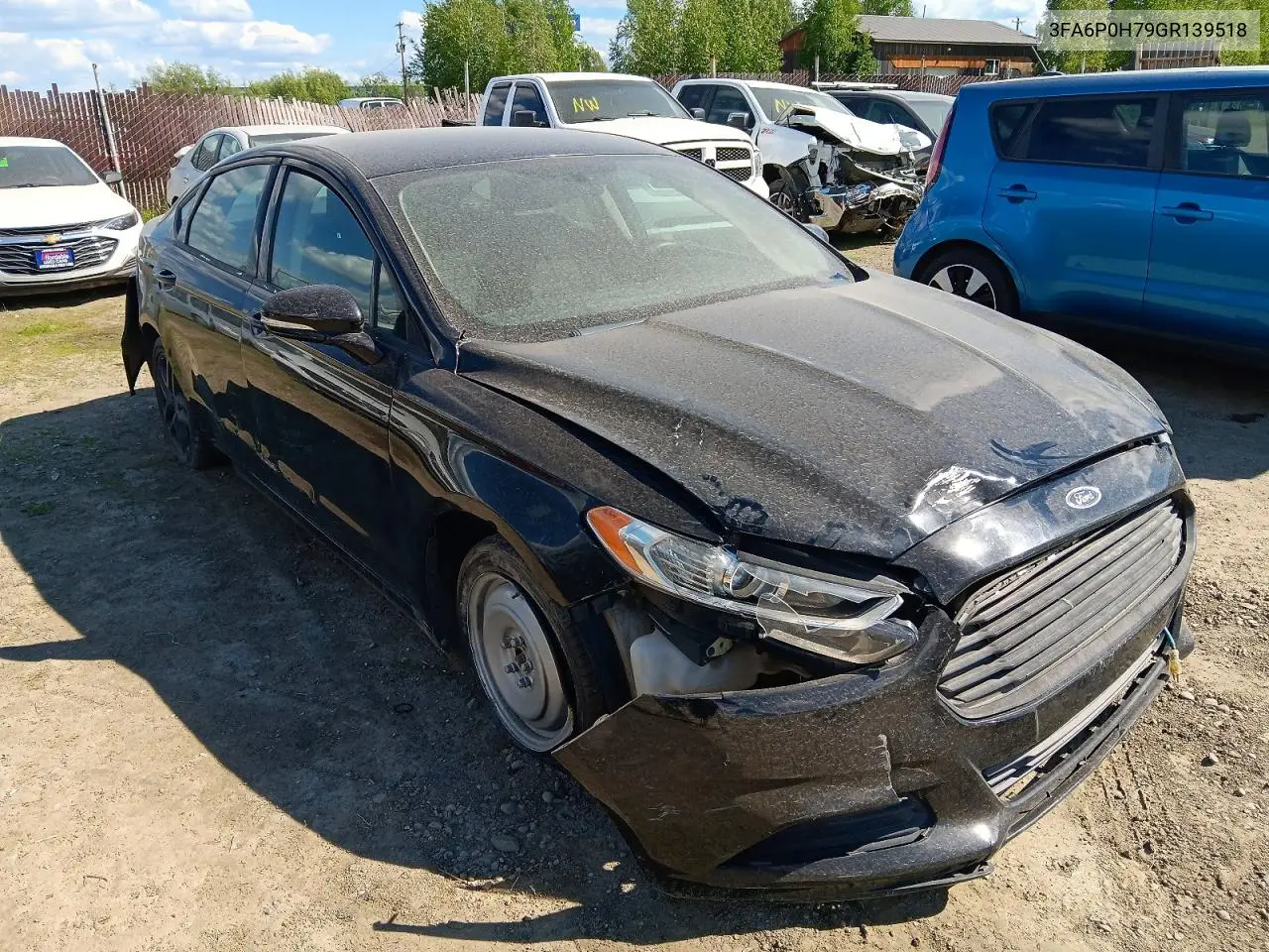2016 Ford Fusion VIN: 3FA6P0H79GR139518 Lot: 54504266