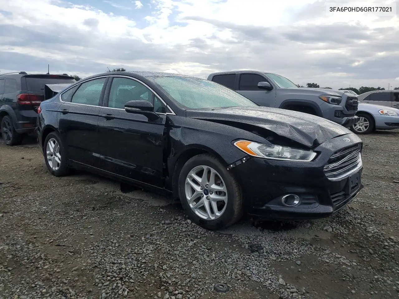 2016 Ford Fusion Se VIN: 3FA6P0HD6GR177021 Lot: 55194276